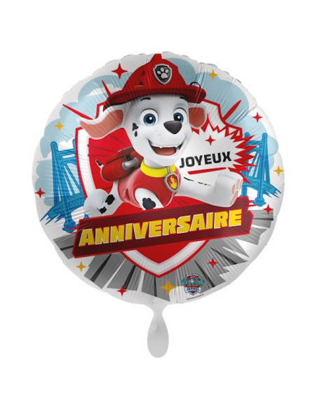 Ballon d'anniversaire Marcus - Pat'Patrouille Ballon d'anniversaire Marcus - Pat'Patrouille