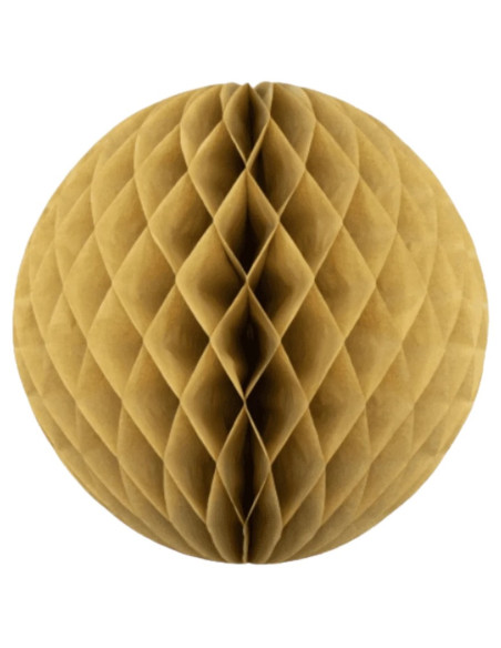 Palla di carta dorata - 20 cm - Decorazione per feste Palla di carta dorata - 20 cm - Decorazione per feste