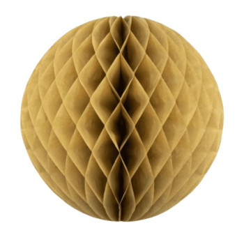 Decorazione palla di carta dorata - 20 cm - Decorazione festa - Bellefete.ch