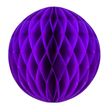 Decorazione di palla a nido d'ape viola - 20 cm - Bellefete.ch - Svizzera - Decorazioni per feste