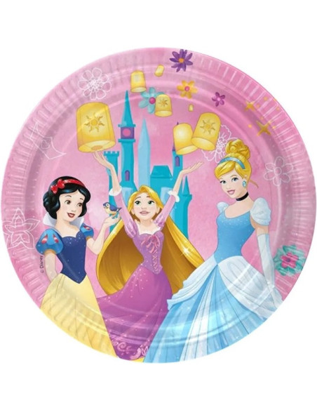 Assiettes de fête Princesses - Déco d'anniversaire - Bellefete.ch