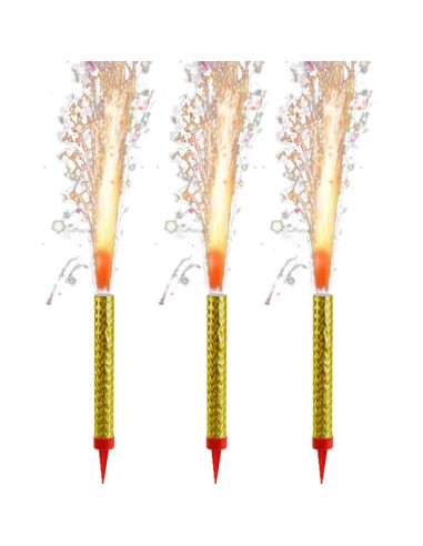 Candele a fontana magica – Decorazioni scintillanti per torte
