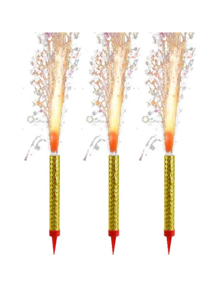 Candele a fontana magica – Decorazioni scintillanti per torte