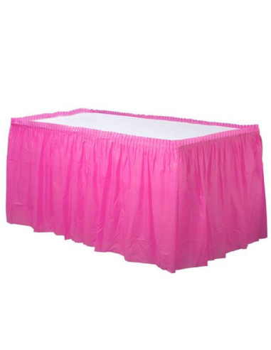 Jupe de table Rose Vif - Déco de table
