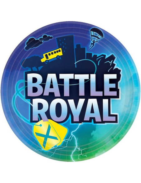 Piatti per feste Fortnite Battle Royale – decorazione compleanno gamer | BelleFete.ch