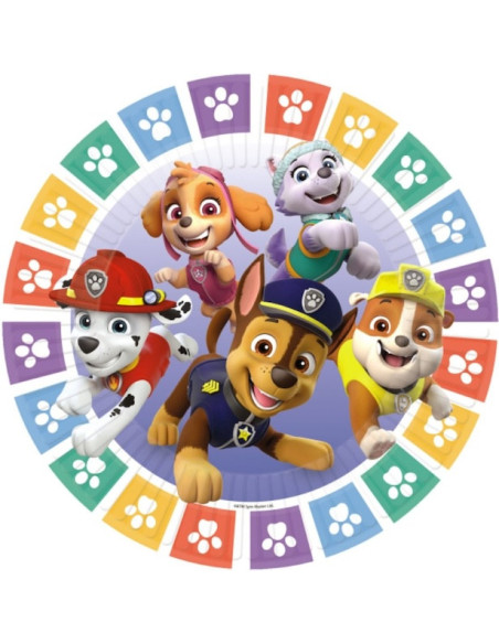 Piatti di compleanno Paw Patrol - Bellefete.ch - Svizzera - Decorazioni per la tavola Paw Patrol