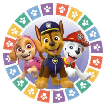 8 Assiettes à dessert Pat' Patrouille - Déco de table Paw Patrol - Bellefete.ch