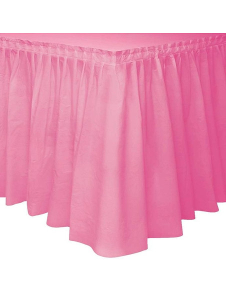 Tischrock aus Kunststoff Rosa Vif - Tischdekoration - Schweiz