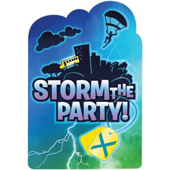 Invitations d’anniversaire Fortnite Battle Royal – fête gamer | BelleFete.ch