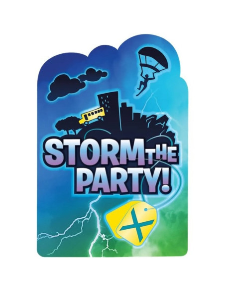 Invitations d’anniversaire Fortnite Battle Royal – fête gamer | BelleFete.ch