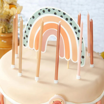 Candele extra alte Mix Rose - Bellefete.ch - Svizzera - Decorazioni per torte 2