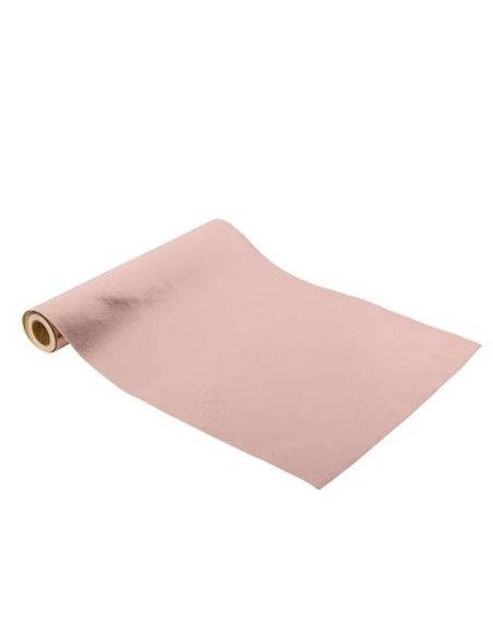 Chemin de table effet cuir Rose Gold - Déco de table - Suisse