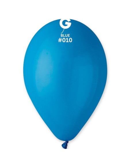 10 Ballons en Latex Bleu Royal 33cm - Déco Fête | BelleFête.ch