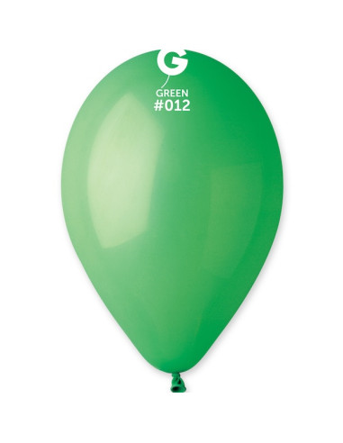10 Ballons en latex Vert mat - Ballons de fête