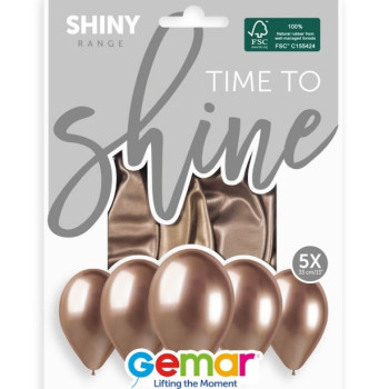 Ballons Chromés Rose Gold 2