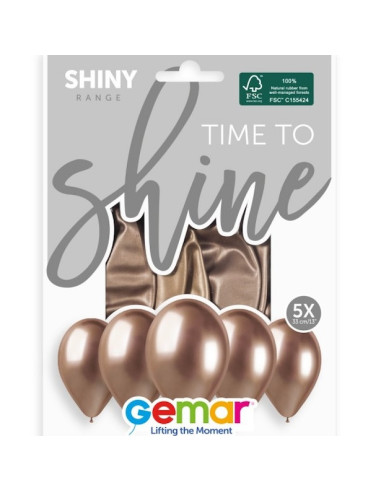 Ballons Chromés Rose Gold