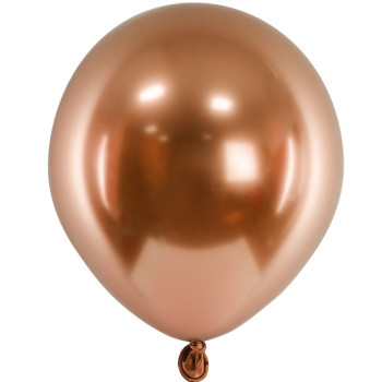 Mini ballons effet miroir Copper Cuivre - 50 Pcs - Décorations de fête - Bellefete.ch