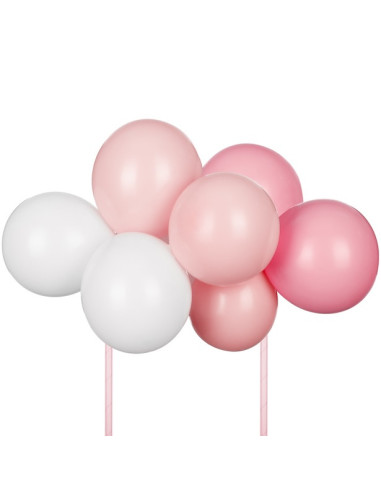 Kuchen Topper aus Luftballons Rosa - Kuchendekoration - Bellefete.ch