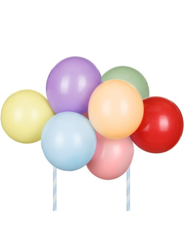 Cake Topper de ballons Rainbow - Décoration pour gâteau - Bellefete.ch
