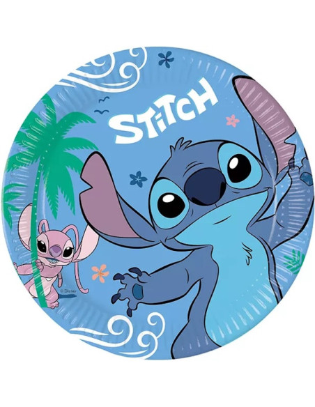 Piatti di compleanno Stitch - Bellefete.ch - Svizzera - Decorazione festa Stitch