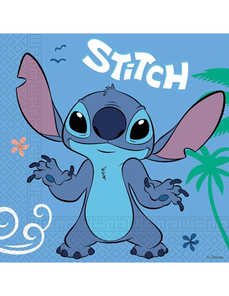 Stitch Party Servietten für Baby Geburtstag, praktisches und dekoratives Disney-Accessoire