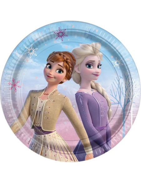 Schneekönigin Geburtstagspartyteller - Ideal zum Themengeburtstag - Bellefete.ch - Schweizer Shop