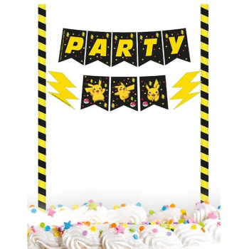 Cake Topper di compleanno Pokémon - Decorazione torta Pikachu - Bellefete.ch - Più di 50 temi