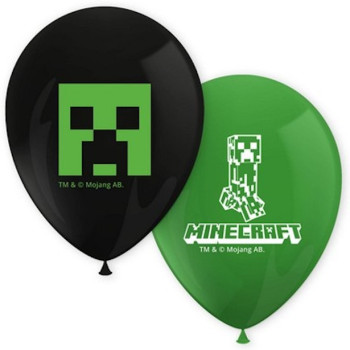 Palloncini di compleanno Minecraft - Bellefete.ch - Svizzera - Decorazione di festa Minecraft