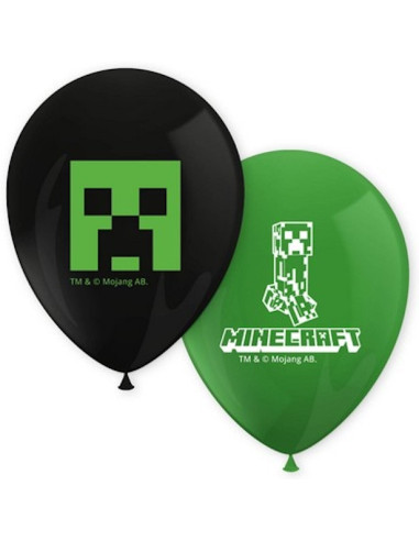 Ballons d'anniversaire Minecraft