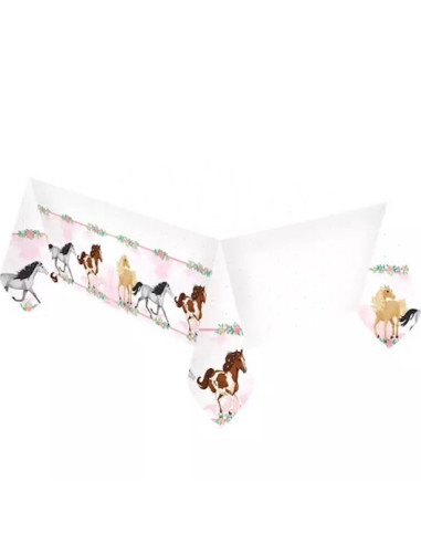 Nappe d'anniversaire Chevaux