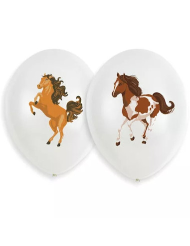 Ballons en latex Chevaux