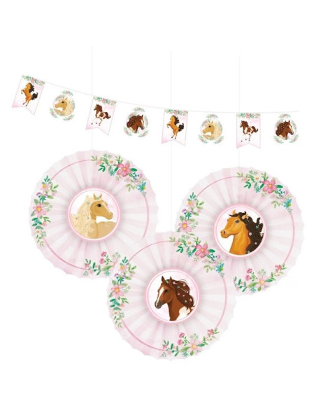 Kit de décoration Chevaux - Déco de fête enfant - Bellefete.ch - Suisse