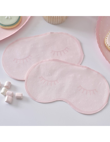 Serviettes de fête Pyjama Party – décoration anniversaire soirée pyjama | BelleFete.ch