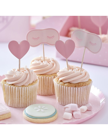 Decorazioni per torte Pigiama Party - Compleanno bambini - Bellefete.ch - Svizzera