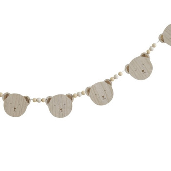 Guirlande déco Ourson en bois naturel - Déco de fête - Bellefete.ch 2