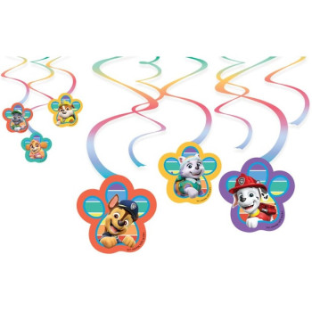 Decorazioni a spirale di compleanno Pat'Patrouille - Decorazioni per feste per bambini - Bellefete.ch - Svizzera