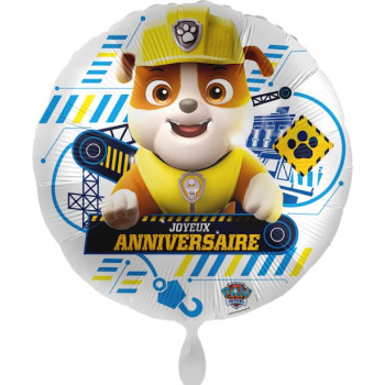 Palloncino Buon Compleanno in alluminio Rubble - Pattuglia - Bellefete.ch – Negozio Online Svizzera