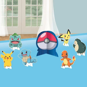 Decorazioni per la tavola Pokémon - Decorazioni di compleanno a tema Pikachu e amici - Boutique svizzera BelleFete.ch