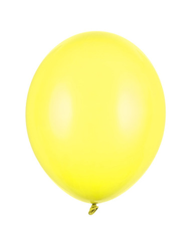 Ballons Strong Jaune Citron Pastel