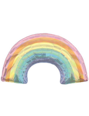 Pastell Regenbogen Partyballon - Für Geburtstag und Party