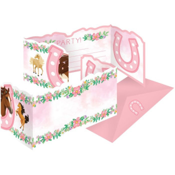 Invitations d'anniversaire "Chevaux"