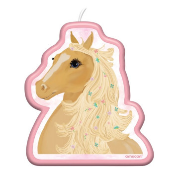 Bougie d'anniversaire Chevaux