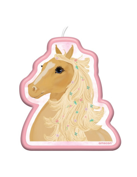 Geburtstagskerze Cavalli – Kuchendekoration zum Thema Reiten | BelleFete.ch