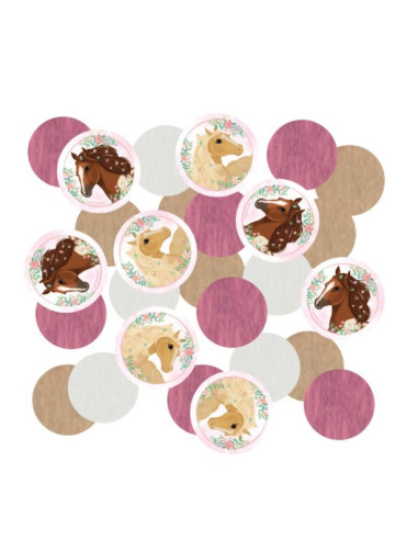 Confettis d'anniversaire Chevaux