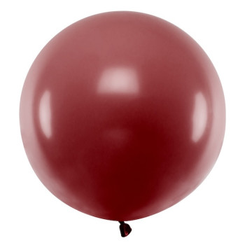 Ballon Jumbo Bordeaux Pastel - 60 cm
