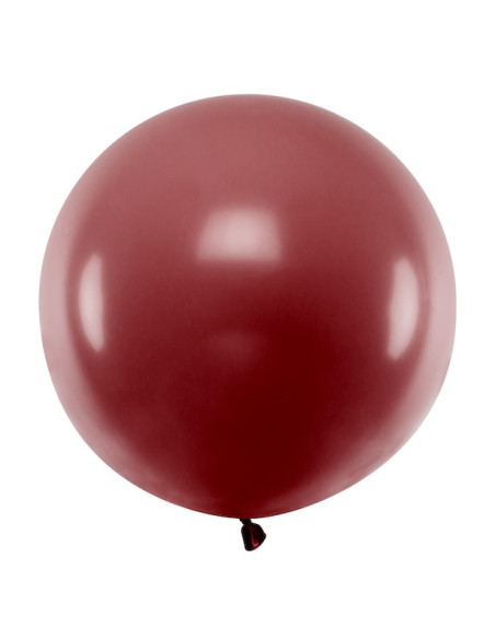 Pastell-Bordeaux Jumbo-Ballon - 60 cm