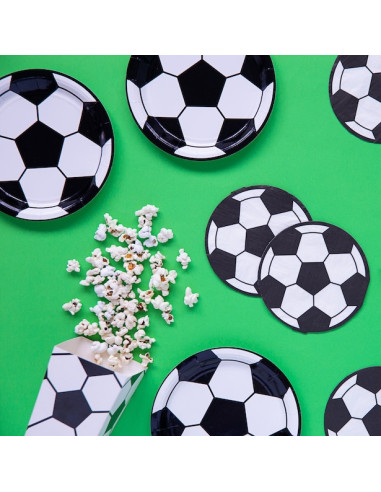 Tovaglioli di compleanno a tema calcio - Accessorio per feste di compleanno per bambini