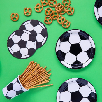 Piatti da dessert di compleanno Calcio - Decorazioni per feste - Bellefete.ch 2