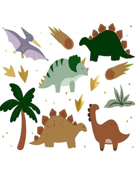 Tatouages temporaires Dinosaures pour enfants - Bellefete.ch - Livraison en Suisse