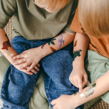 Tatouages temporaires Dinosaures pour enfants - Bellefete.ch - Livraison en Suisse 2